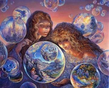Fantasy Painting - JW bubble world Fantasy
